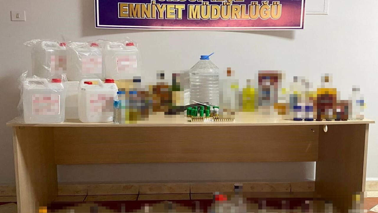 Nevşehir'de yılbaşı öncesi kaçak alkol operasyonu