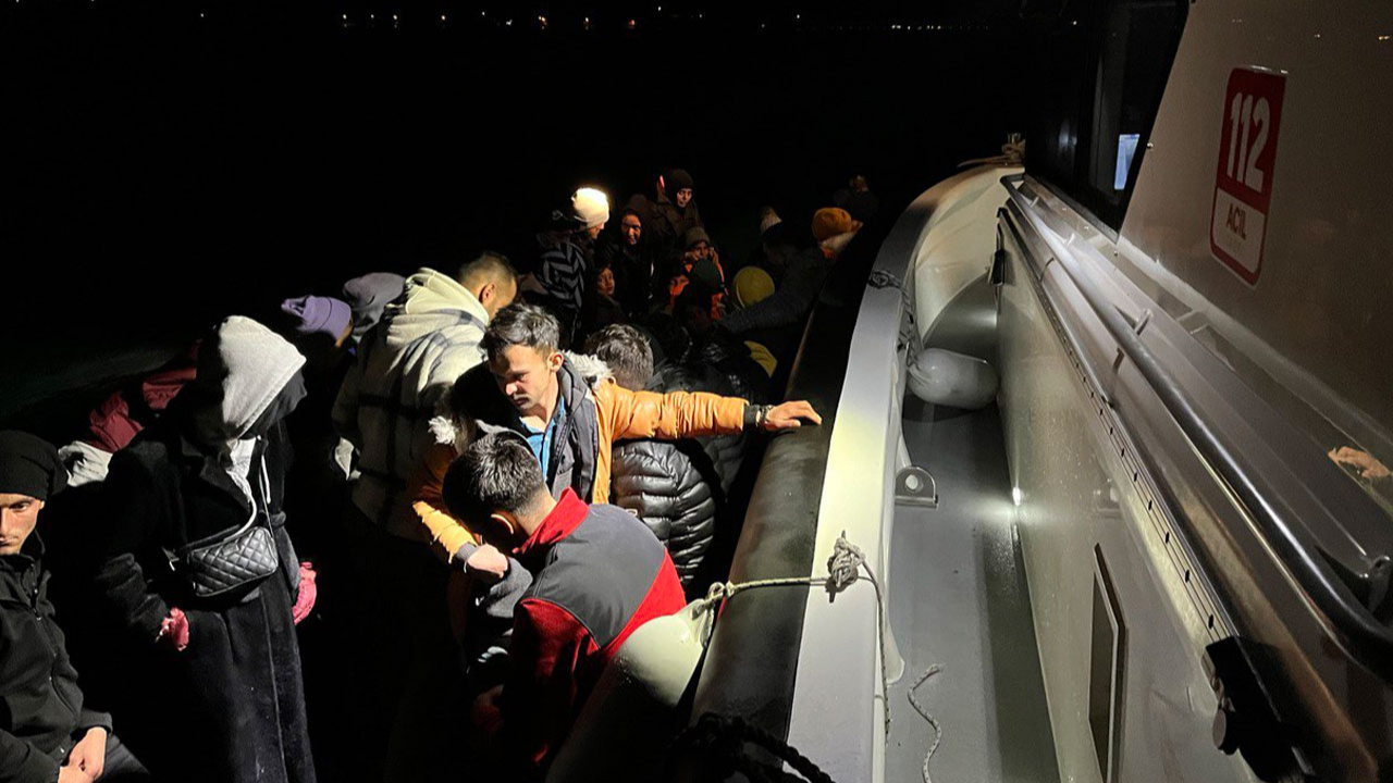 Çanakkale açıklarında 169 düzensiz göçmen yakalandı