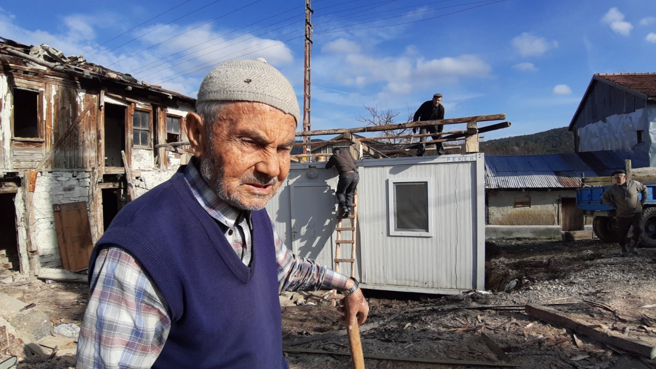 İrfan dedenin konteyner mutluluğu