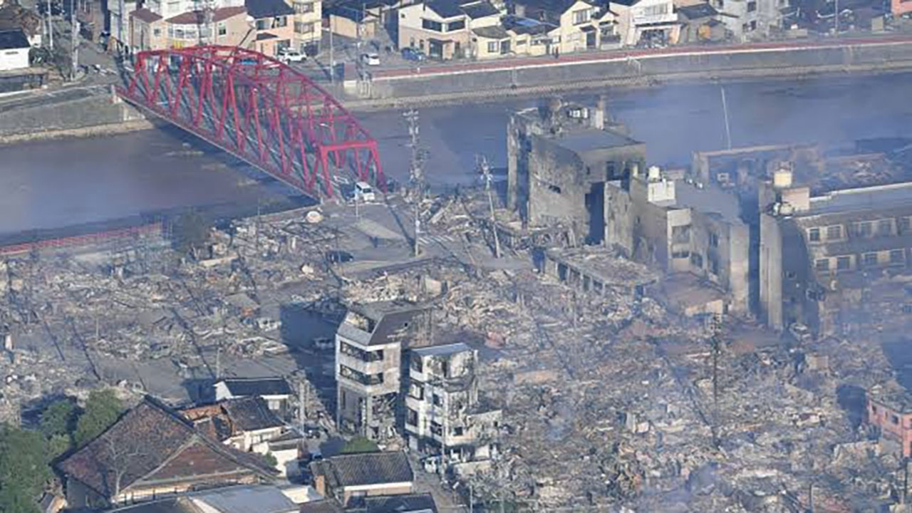 Japonya'daki 7.6'lık deprem anının dehşete düşüren görüntüleri! İnsanların rahatlığına bakın
