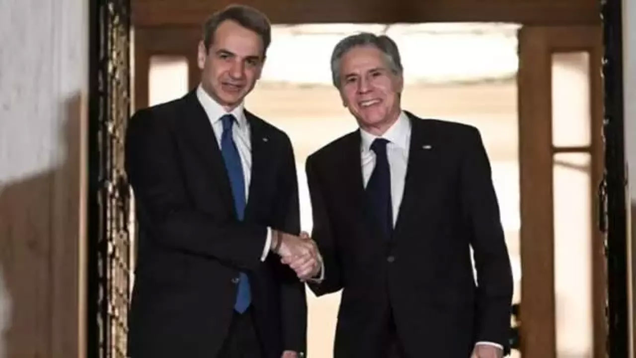 ABD Dışişleri Bakanı Blinken, Yunanistan Başbakanı Miçotakis ile görüştü