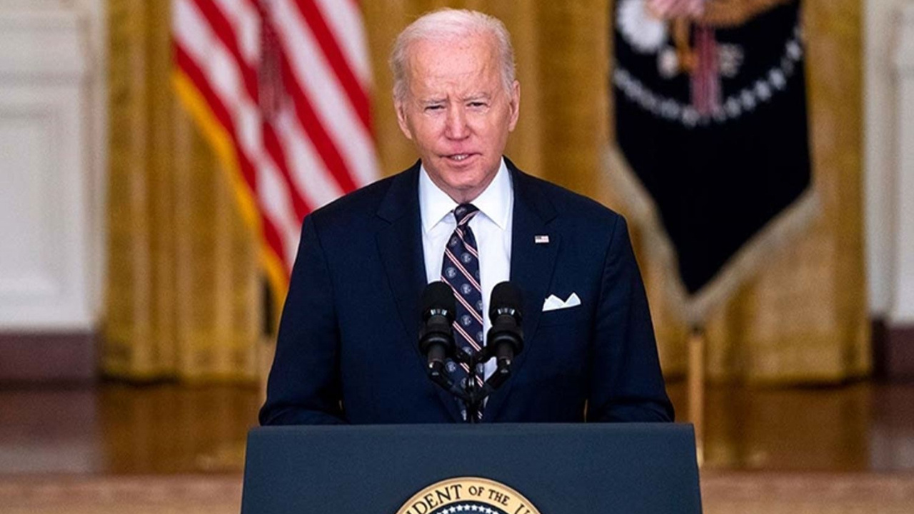 Joe Biden'ın konuşması yarıda kesildi