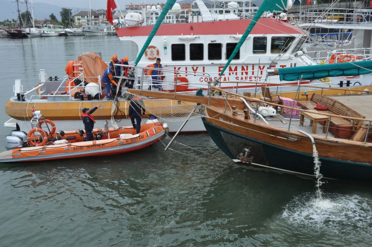 Ali Kırca'nın teknesi batmaktan son anda kurtarıldı