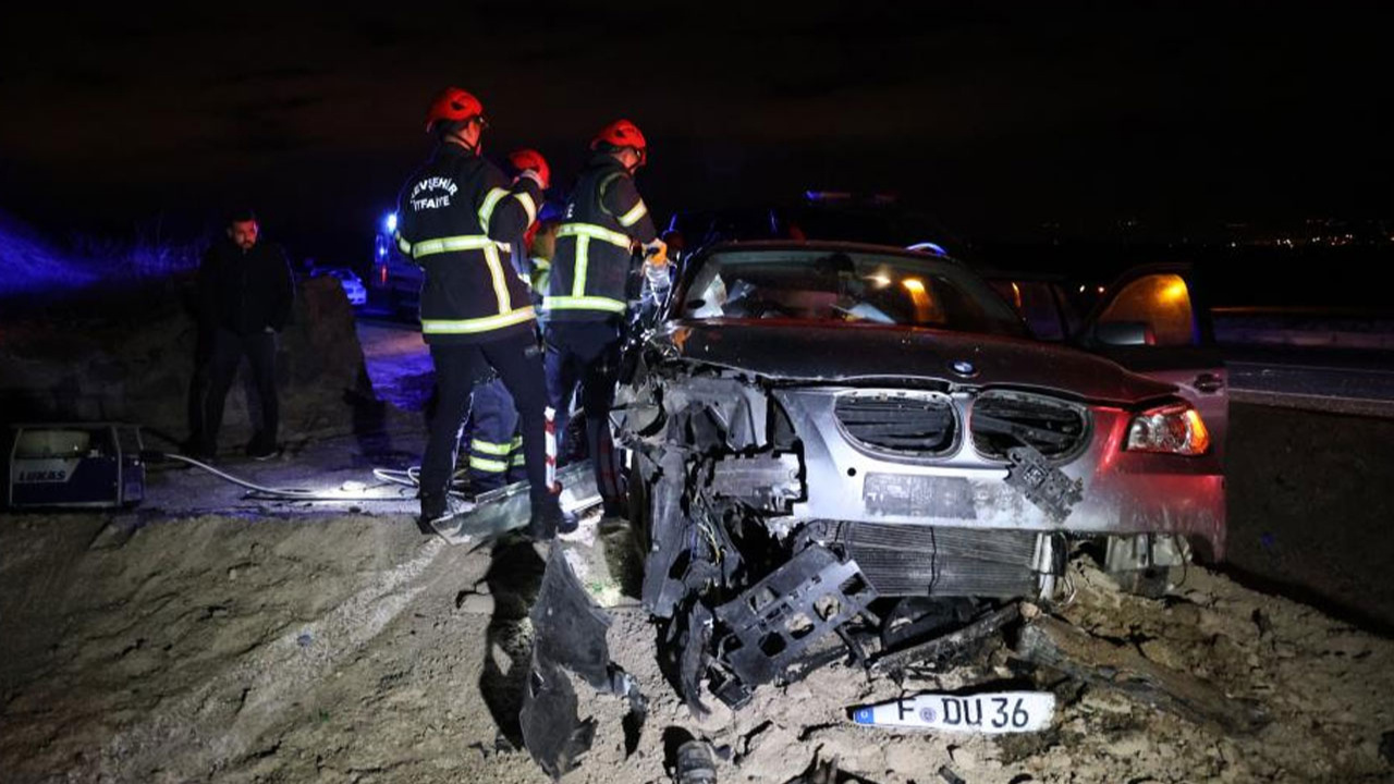 Nevşehir’de otomobil şarampole uçtu: 3 yaralı