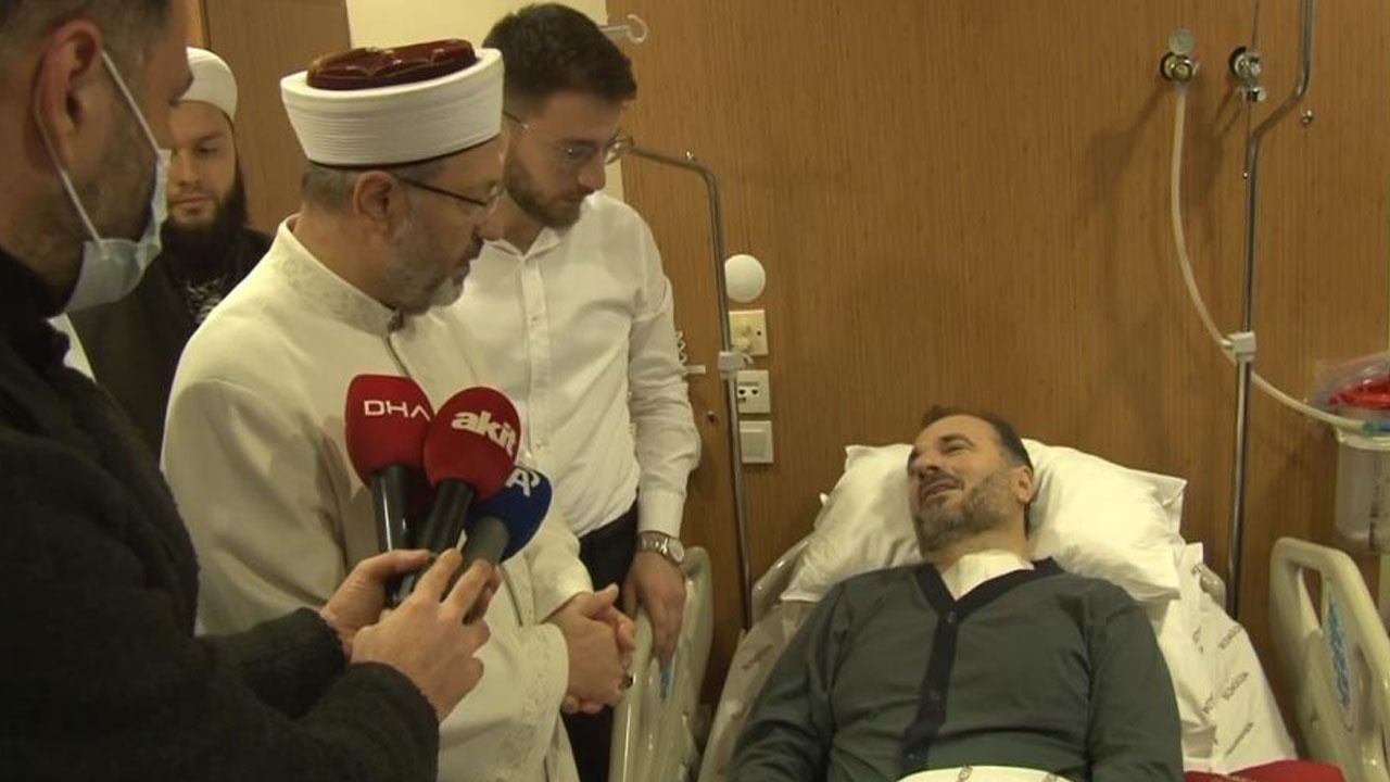 Bıçaklı saldırıda yaralanan Fatih Camisi imamı Galip Usta taburcu edildi