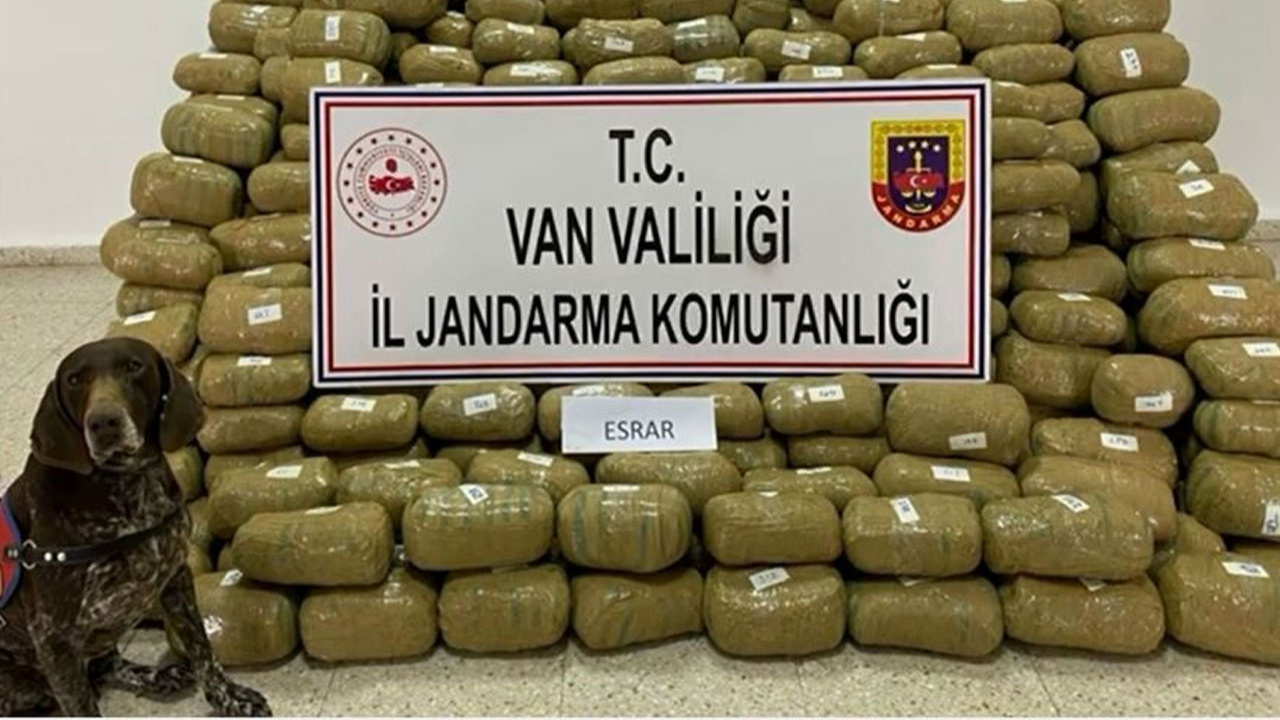 Van’da 1 ton 262 kilogram uyuşturucu ele geçirildi!