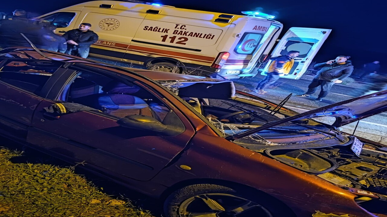 Lüleburgaz'da yaşanan trafik kazası ucuz atlatıldı
