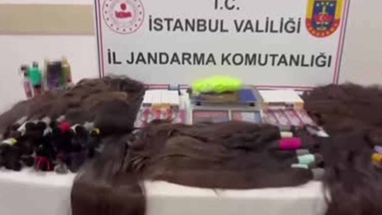 İstanbul'daki 100 kilogram insan saçı ele geçirildi!