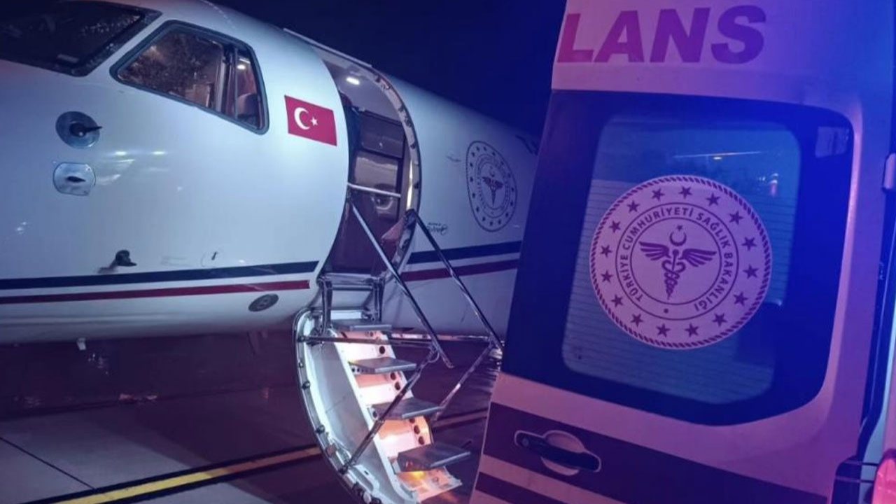 Van'da 3 aylık bebek ambulans uçakla Ankara'ya sevk edildi!