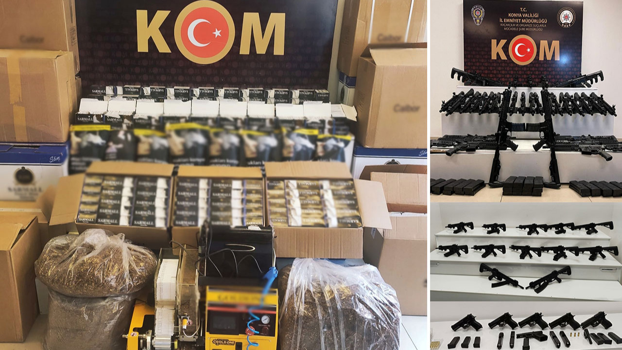 Konya'da kaçakçılık operasyonları: 19 şüpheli yakalandı!