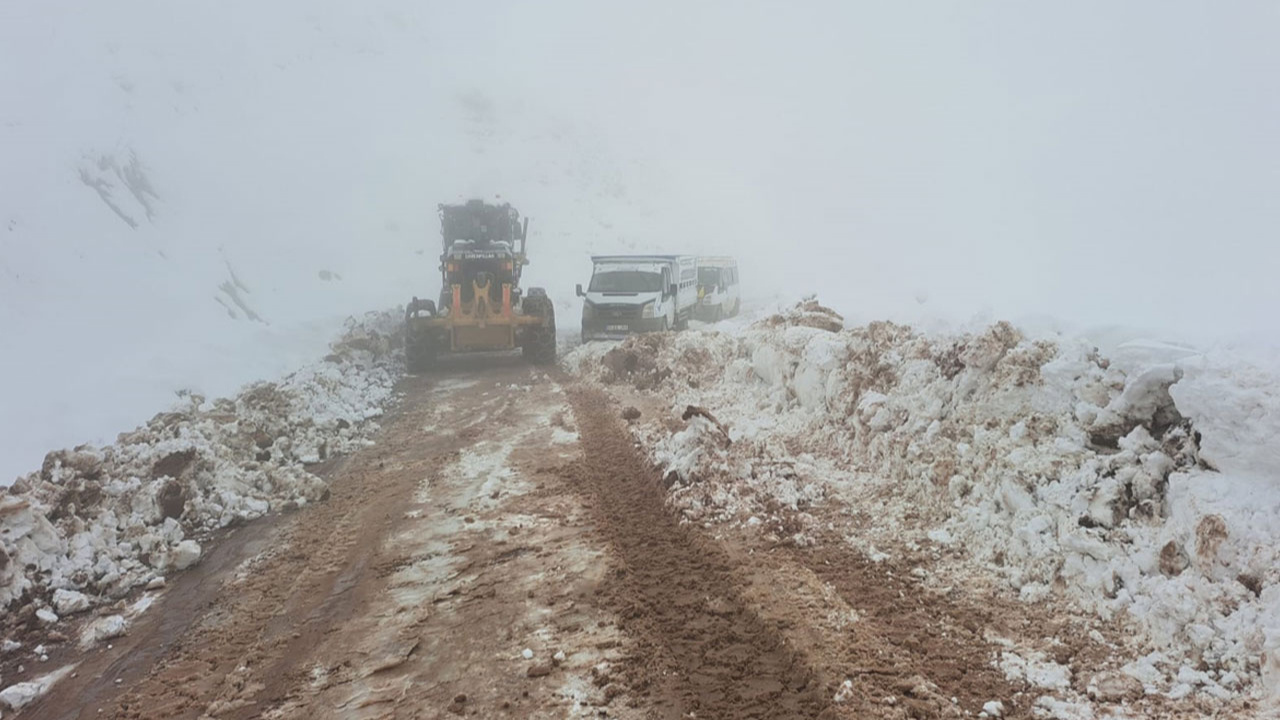 Siirt'te karda mahsur kalan araçlardaki 15 kişi kurtarıldı!