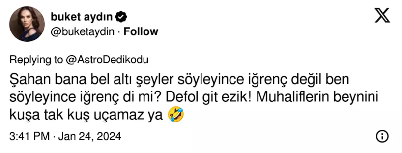 Şahan Gökbakar Buket Aydın kavgası gittikçe çirkinleşti! 'Ben yokken kimlere çaktın'
