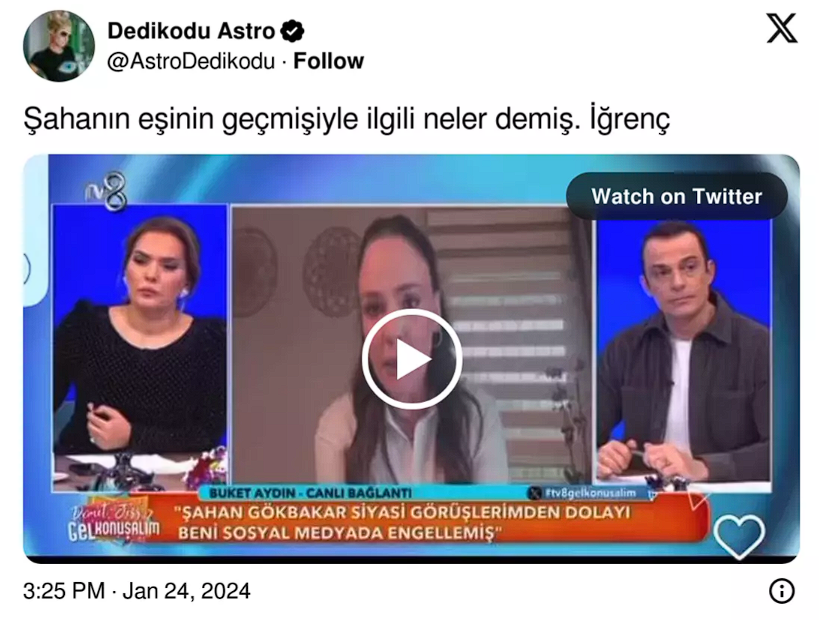 Şahan Gökbakar Buket Aydın kavgası gittikçe çirkinleşti! 'Ben yokken kimlere çaktın'