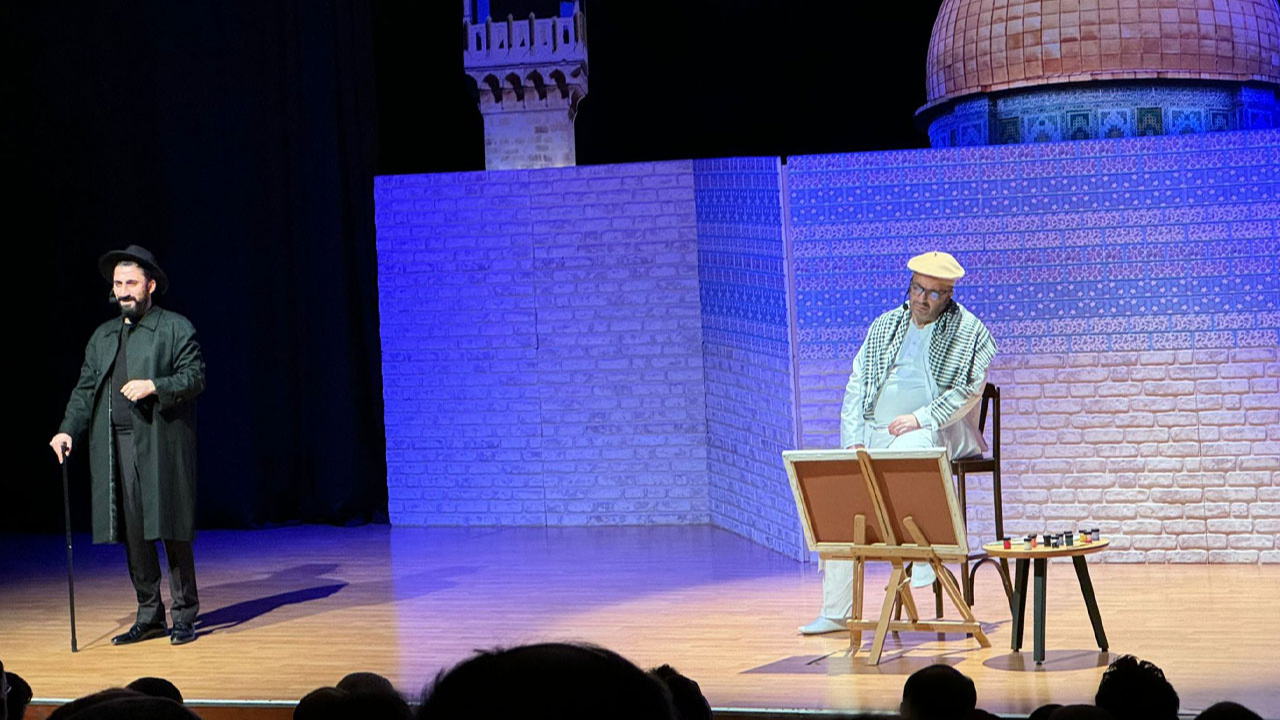 Müzikli tiyatro oyunu "Gaza" ilk kez seyirciyle buluştu
