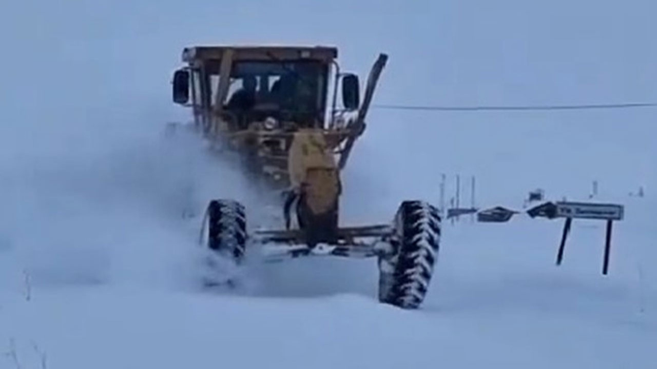 Kars’ta kapalı köy yolları açılıyor