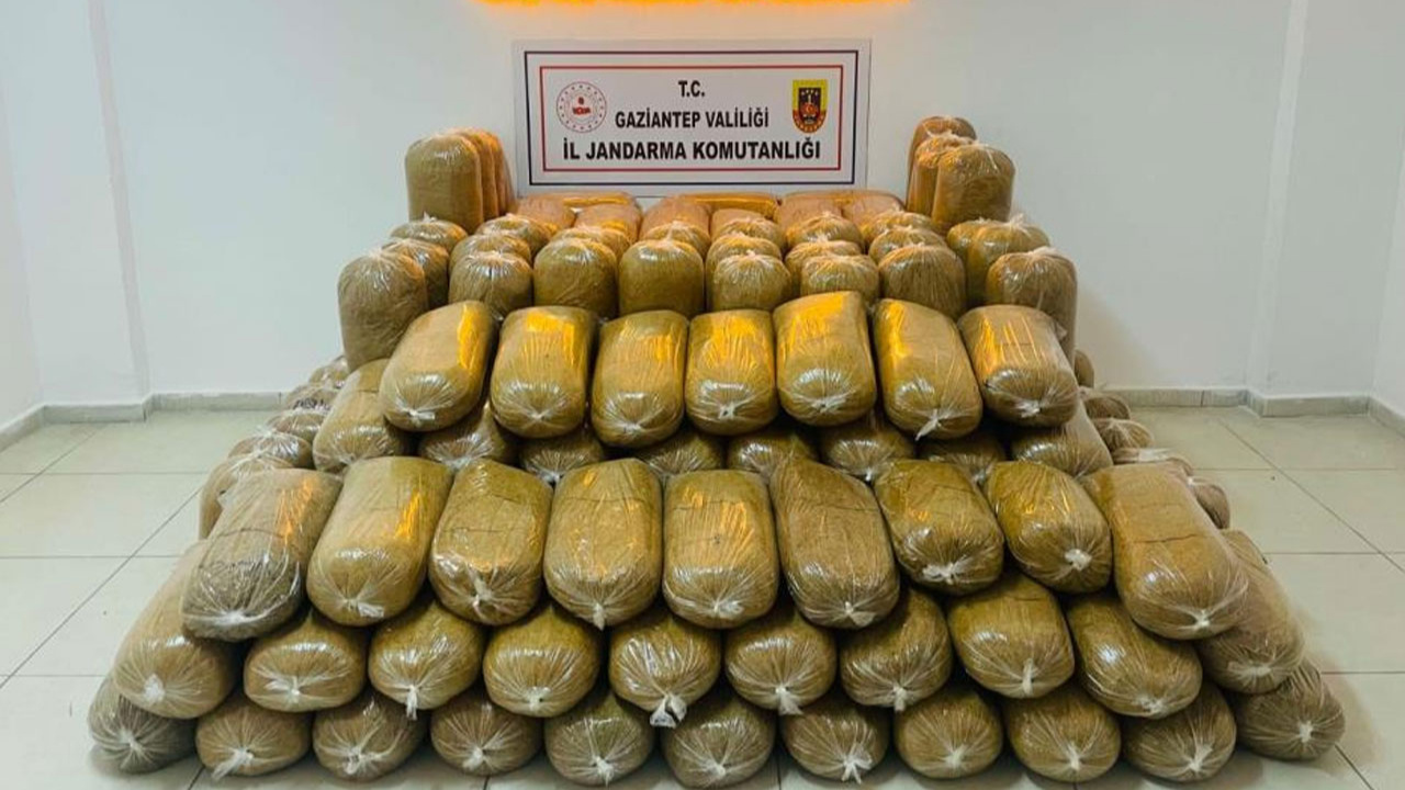 Gaziantep’te 2 ton kaçak tütün ele geçirildi