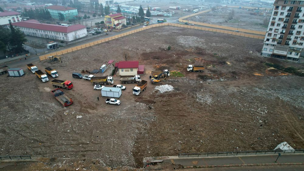 Afetin 1. yılı! En fazla can kaybının olduğu Ebrar Sitesi'nin son hali görüntülendi