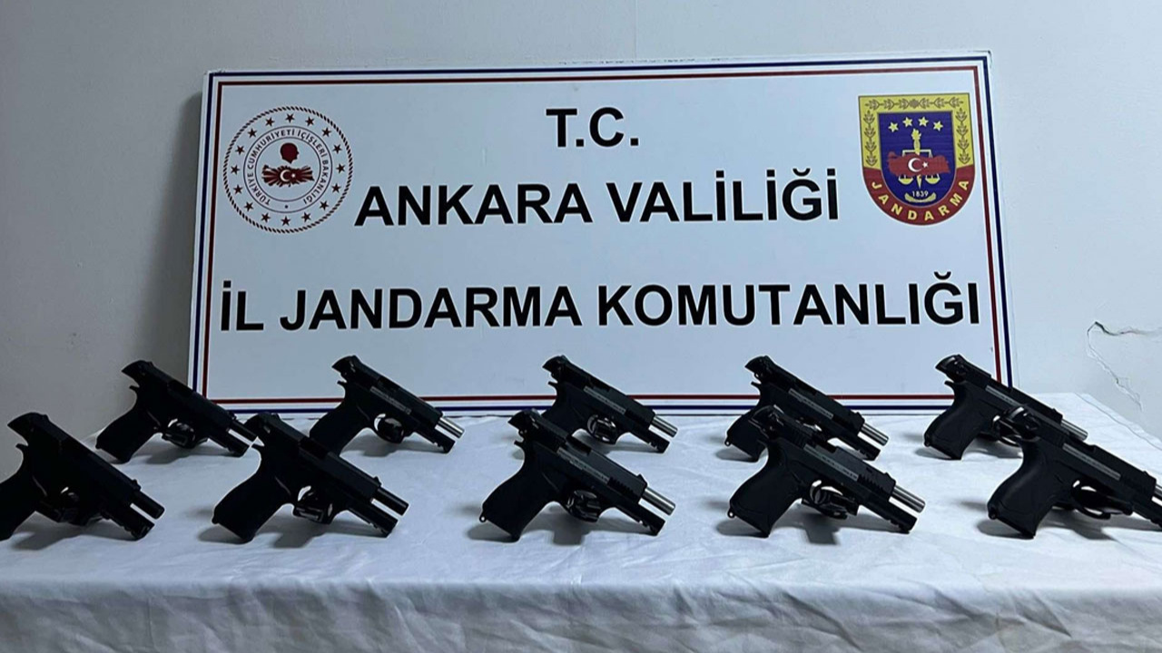 Adana'dan Ankara'ya kargo ile ruhsatsız silah getirdi!