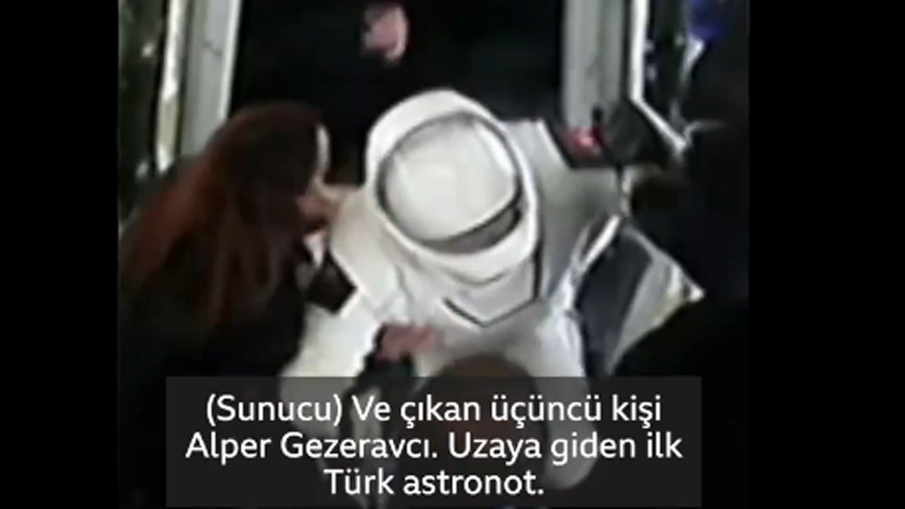 İlk Türk astronot Alper Gezeravcı Dünya'ya böyle döndü
