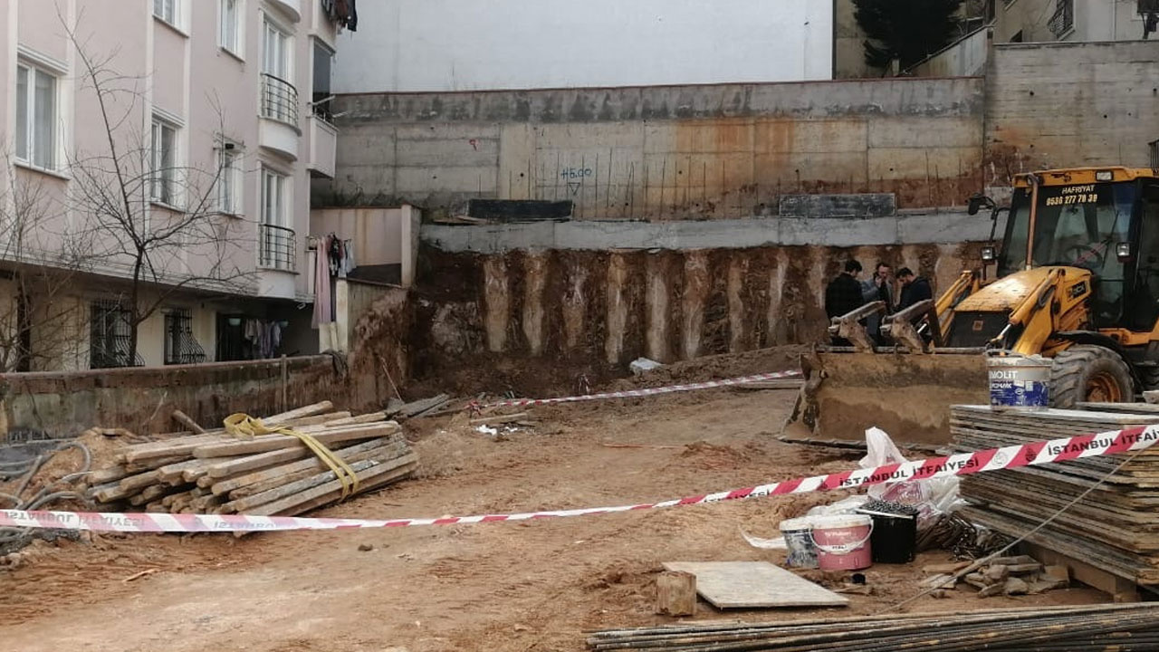 İstanbul'da inşaat alanında göçük oluştu! Acı haber geldi