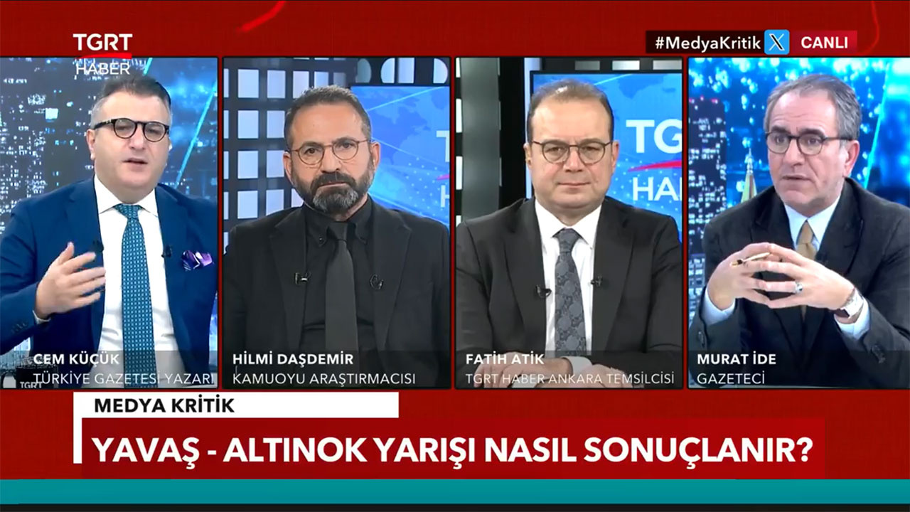 Cem Küçük canlı yayında 'AK Parti'nin anketi' diye açıkladı! Mansur Yavaş mı Turgut Altınok mu?