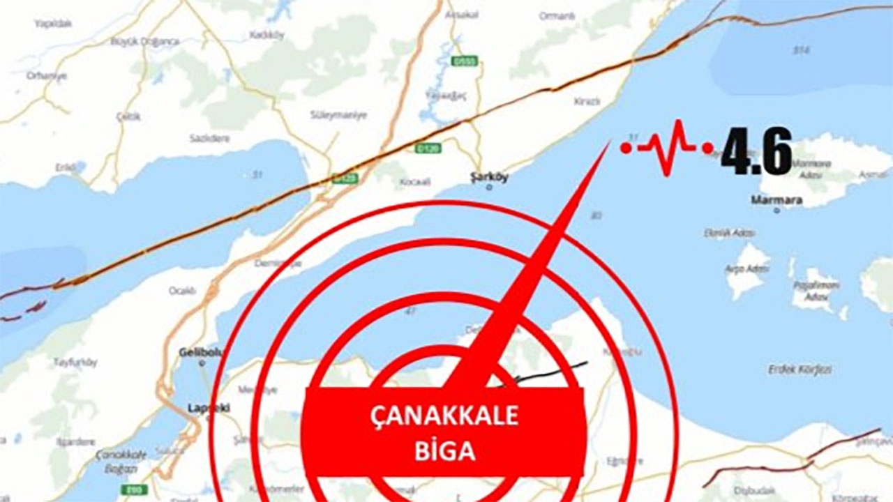 Çanakkale'de deprem oldu! İstanbul dahil bir çok il sallandı! AFAD'dan açıklama...