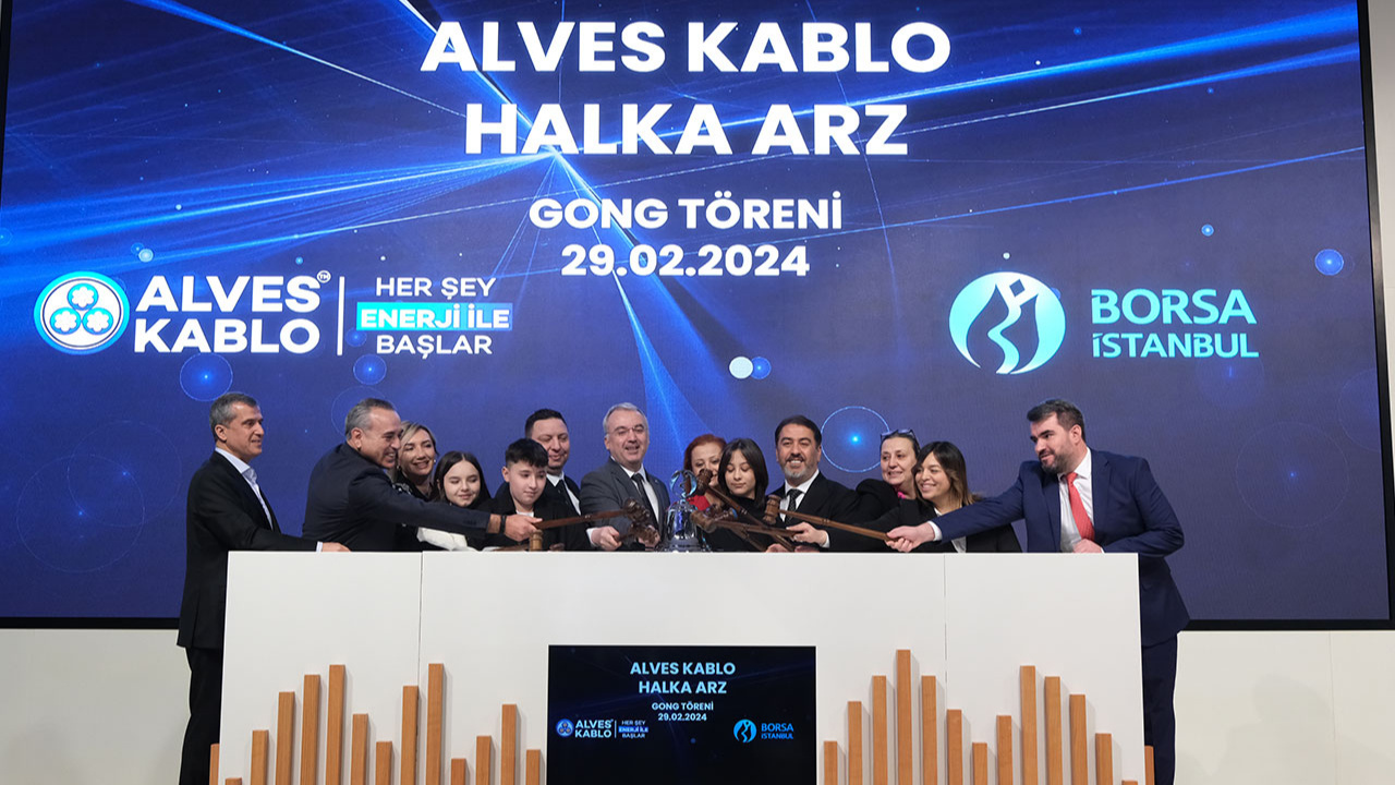 Borsa İstanbul'da gong Alves Kablo Sanayi ve Ticaret AŞ için çaldı