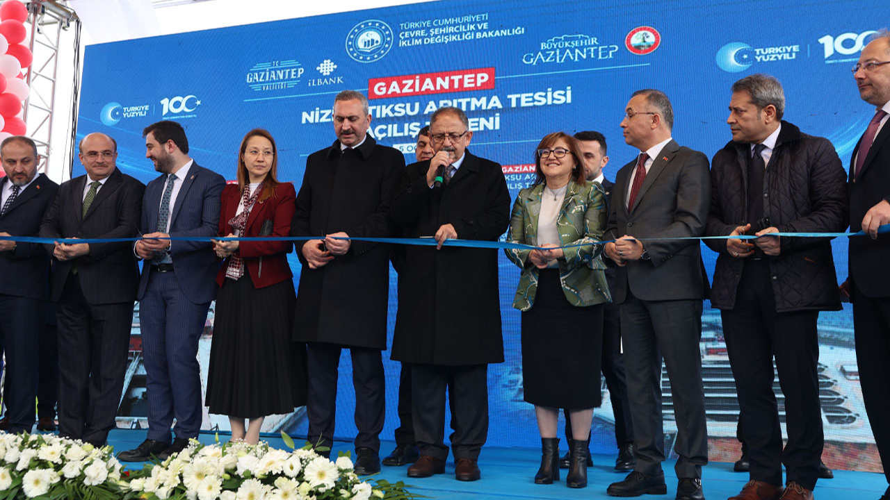 Gaziantep Büyükşehir Belediyesi Türkiye'nin en çevreci atıksu arıtma tesisini kurdu