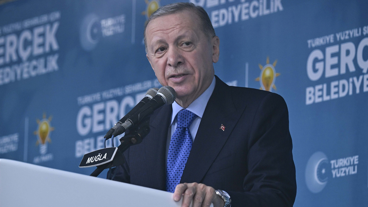 Cumhurbaşkanı Erdoğan, partisinin Muğla mitinginde konuştu
