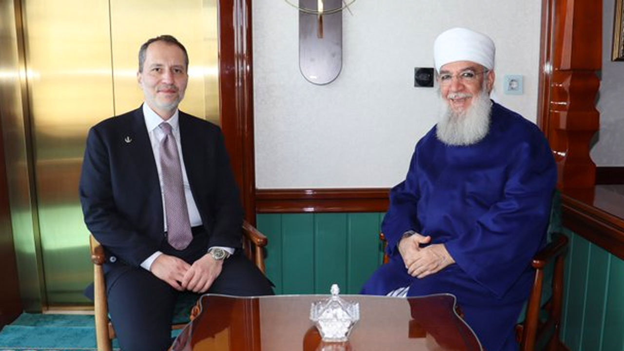 Fatih Erbakan'dan Menzil şeyhi Seyyid Muhammed Saki'yi ziyaret
