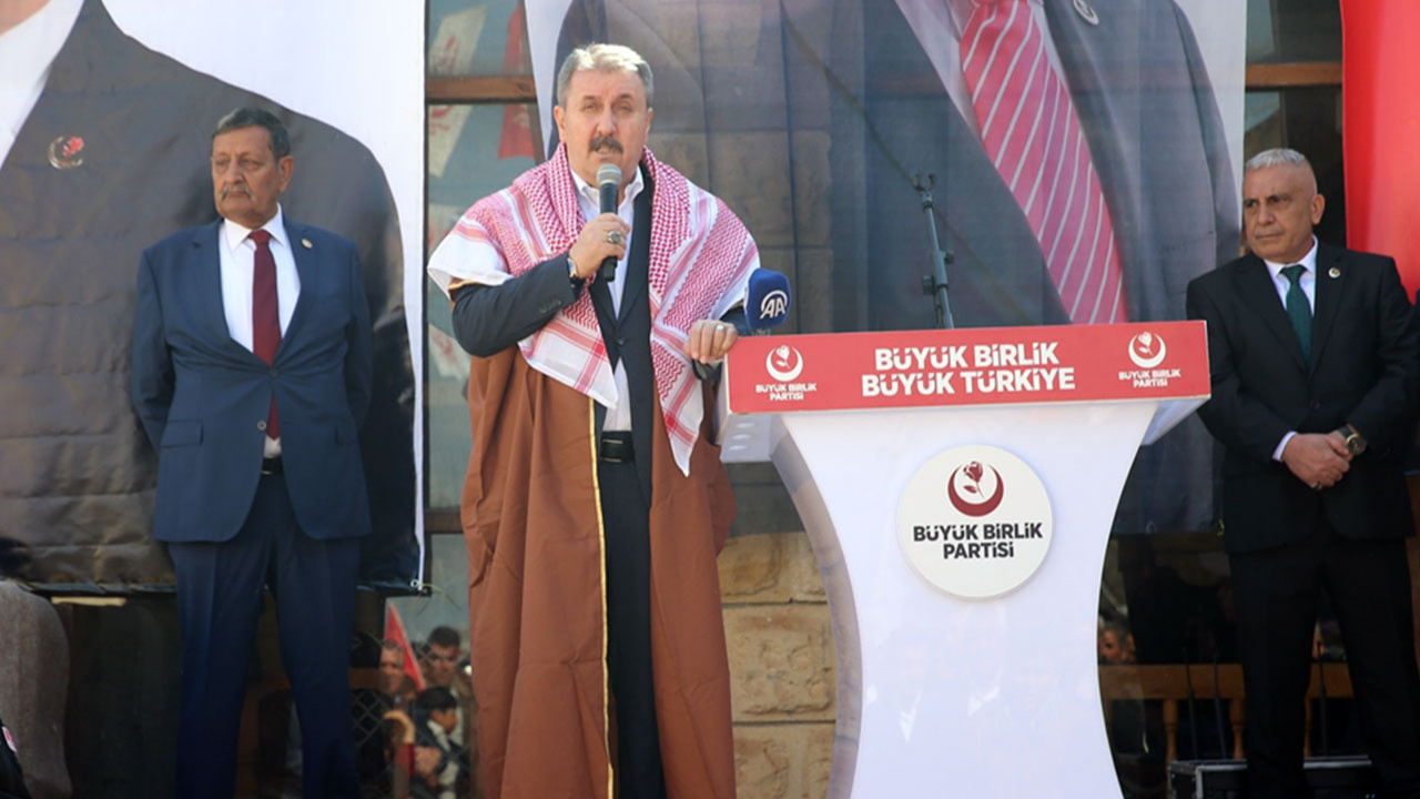 BBP Genel Başkanı Mustafa Destici, Şanlıurfa'da konuştu