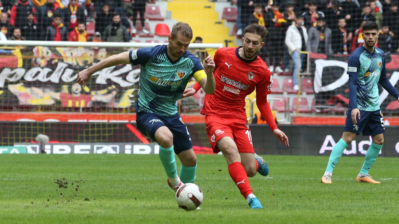 Süper Lig'de Kayserispor, Hatayspor'la berabere kaldı!