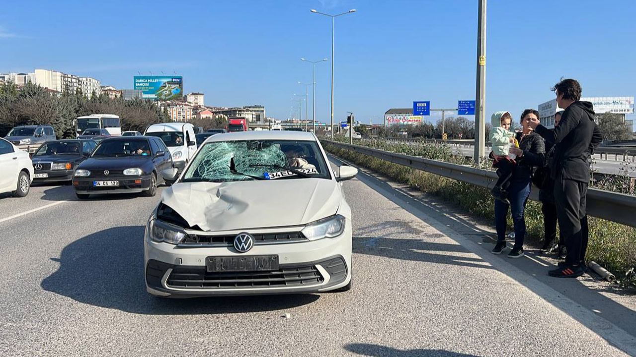 Kocaeli'de otomobilin çarptığı yaya ağır yaralandı