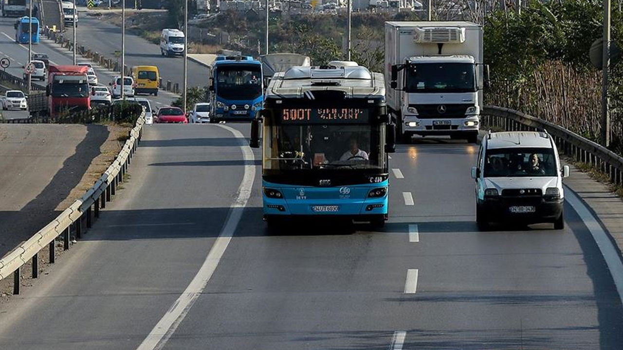 İstanbul'da 500T hattına 5 yeni otobüs alındı
