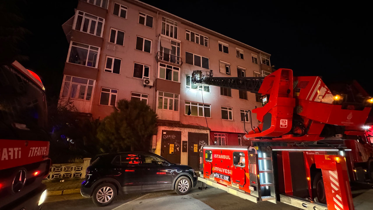İstanbul'da çıkan yangında 2 kişi yaralandı