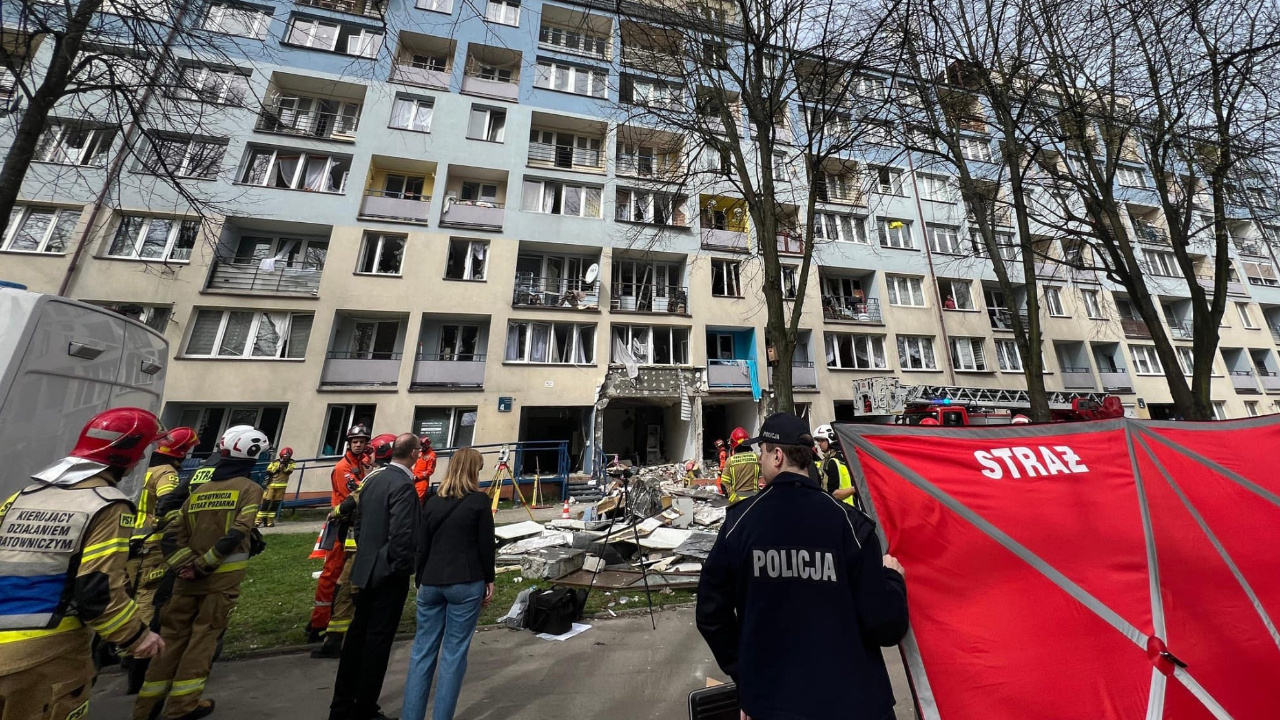 Polonya'da doğalgaz patlaması sonucu 15 kişi yaralandı