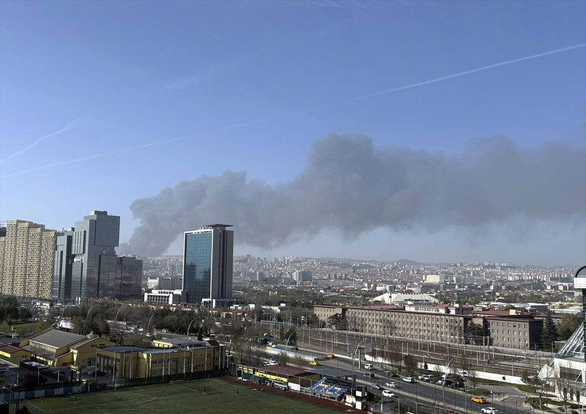 Ankara'da korkunç yangın! Organize sanayi sitesi yanıyor!