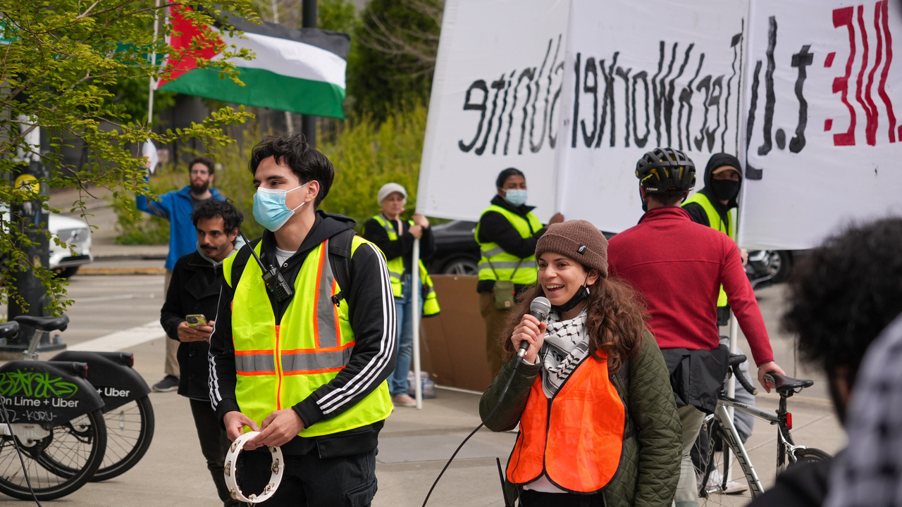 Google ile İsrail arasındaki Nimbus Projesi'ni protesto edildi
