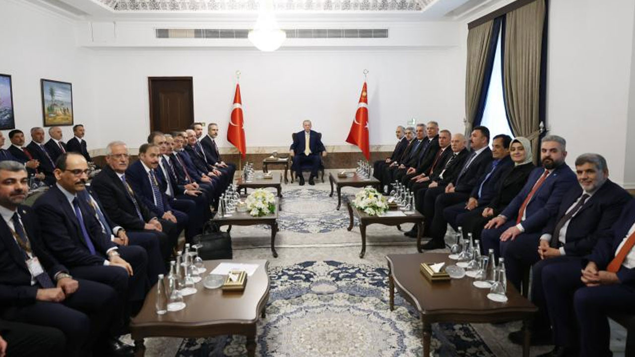 Erdoğan, Irak Türkmen toplumu temsilcilerini kabul etti