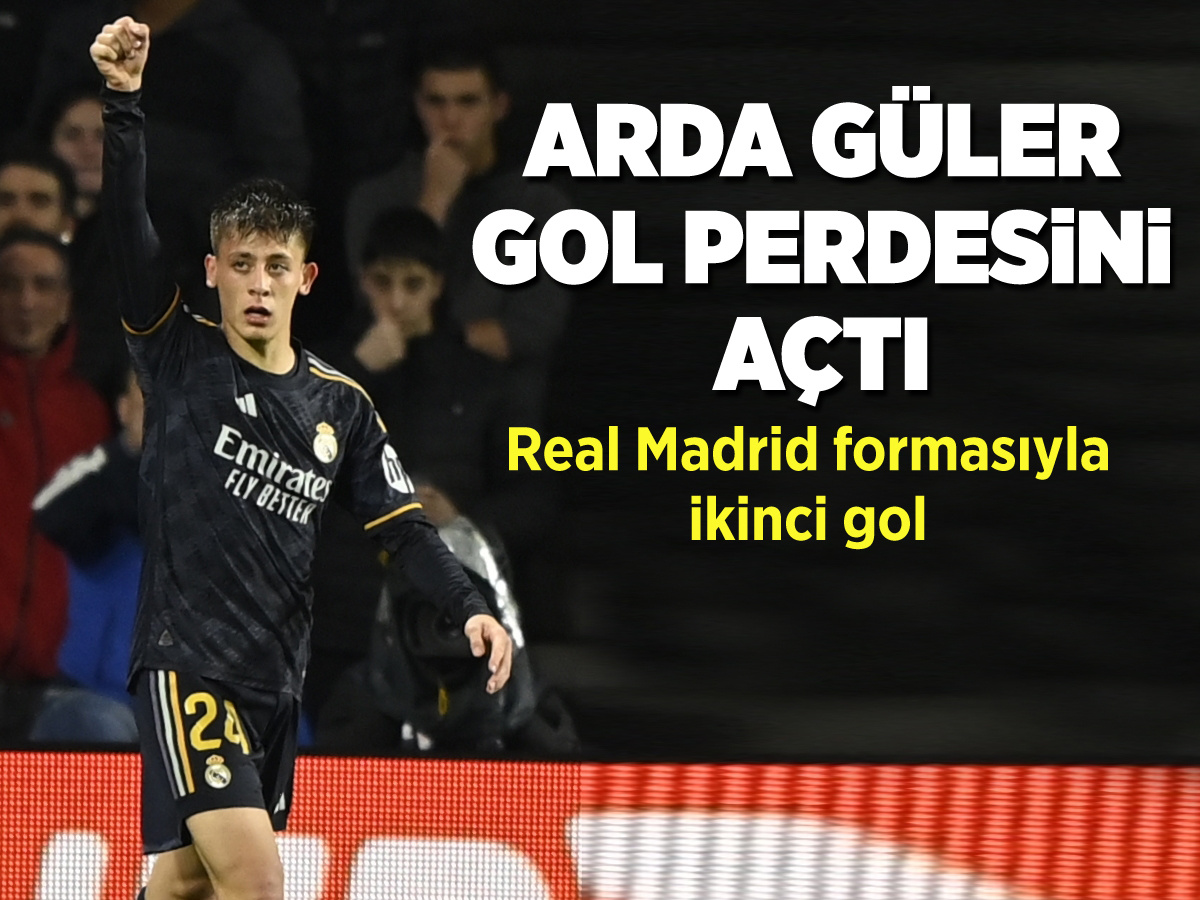 Arda Güler Real Madrid formasıyla 2. golünü attı