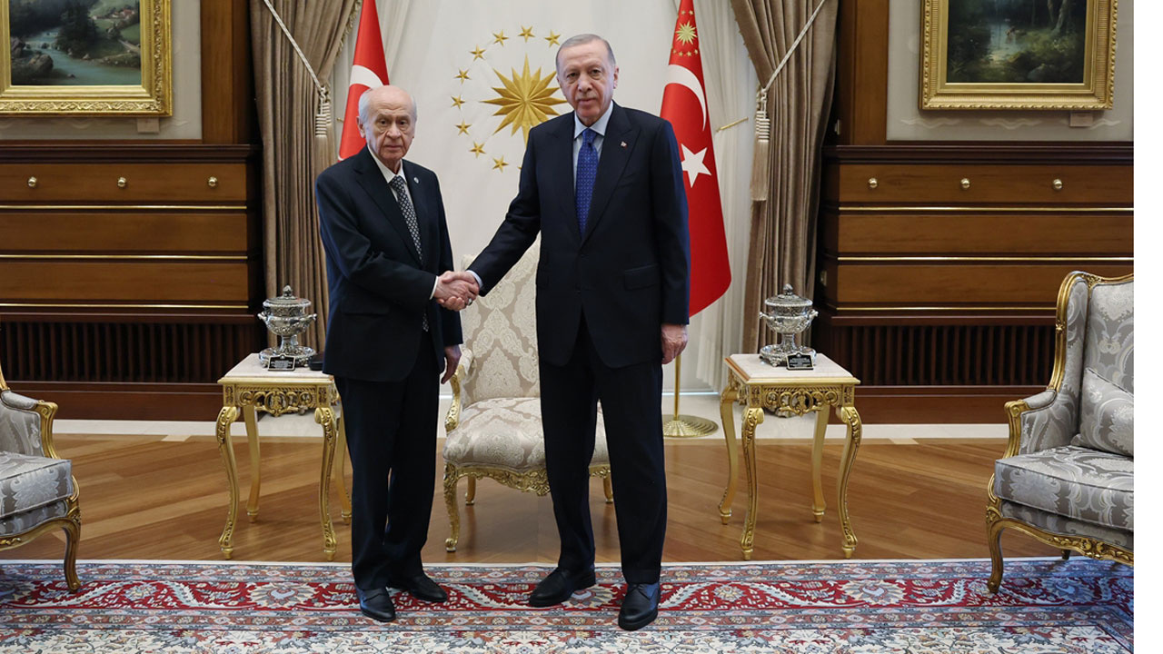 Cumhurbaşkanı Erdoğan ile MHP lideri Devlet Bahçeli bir araya geldi