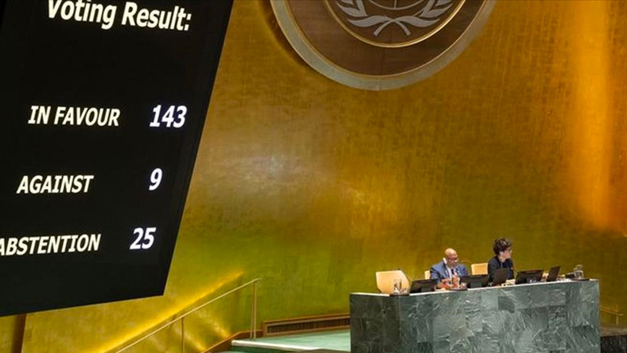 BM Genel Kurulu'nun Filistin kararı! oylamada kimler 'hayır' dedi? 5 Arap ülkesinden açıklama
