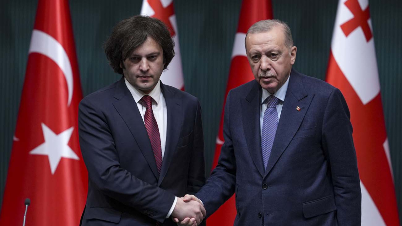 Cumhurbaşkanı Erdoğan, Gürcistan Başbakanı Kobakhidze ile görüştü