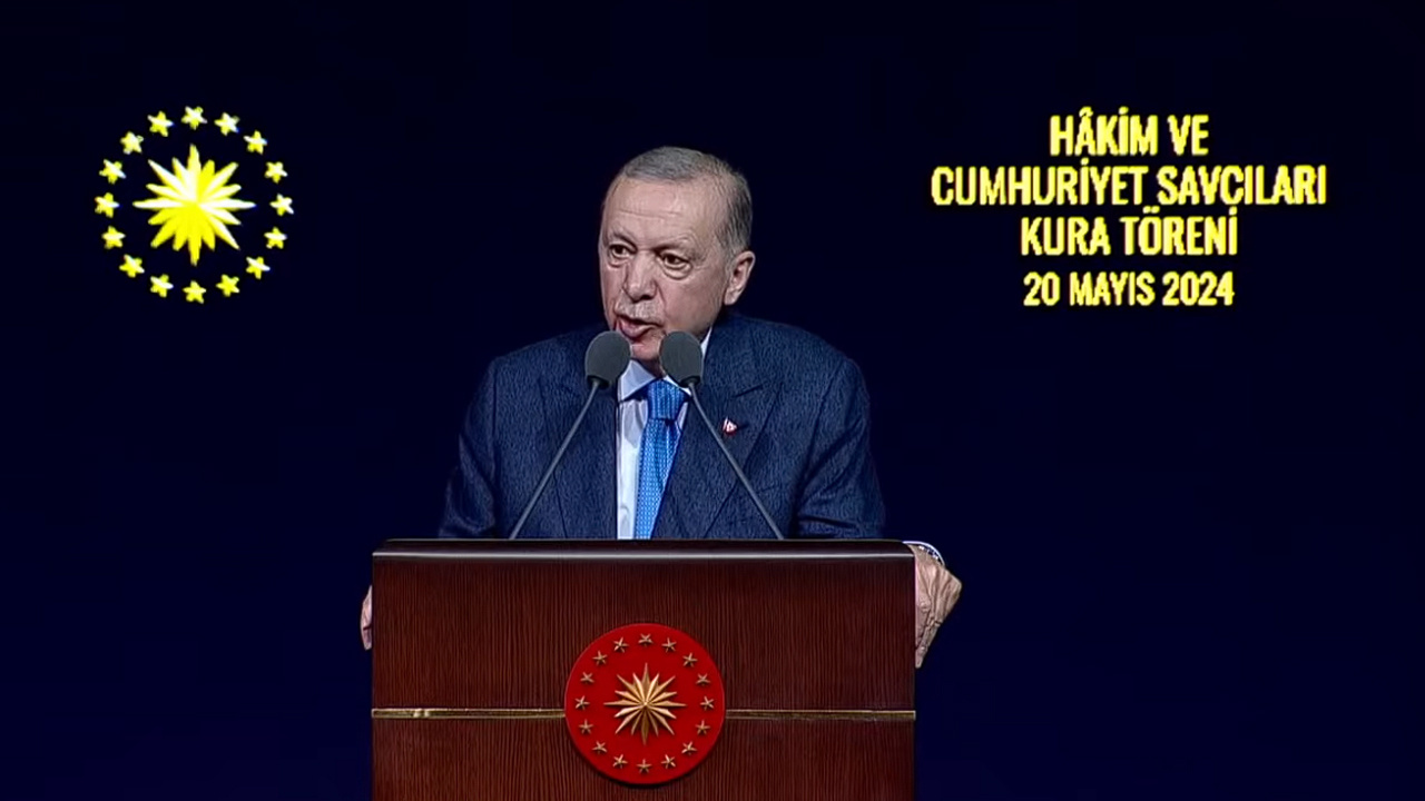 Cumhurbaşkanı Erdoğan, Adli ve İdari Yargı Kura töreninde konuştu: "6-8 Ekim hadisesi terör kalkışmasıdır"