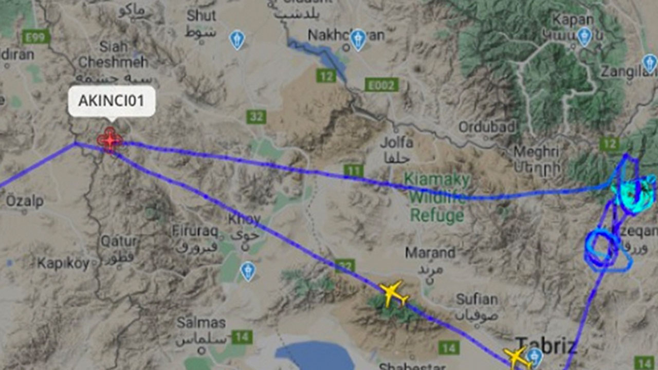 İran Cumhurbaşkanı Reisi'yi taşıyan helikopter enkazını bulan Akıncı İHA Türkiye'ye döndü