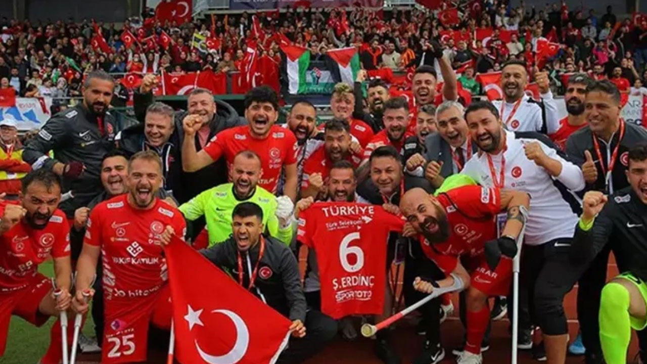 Ampute Milli Futbol Takımı, İspanya'yı yenerek Avrupa Şampiyonu oldu