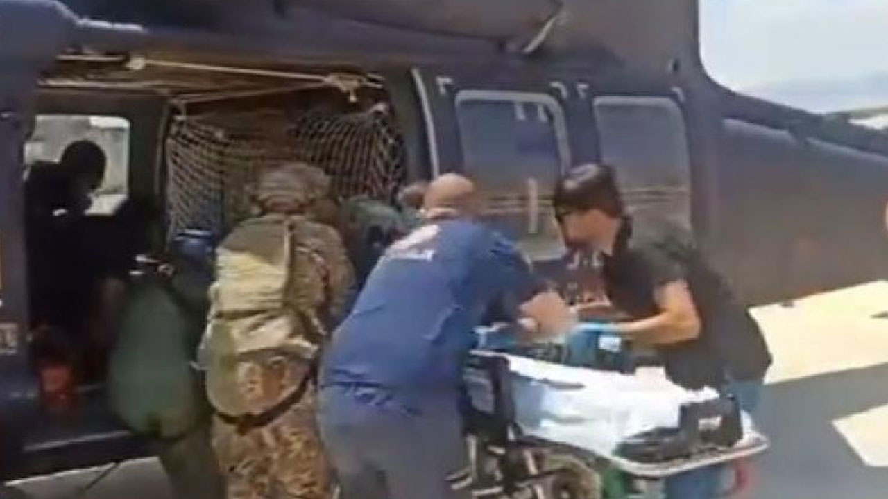 Kalp krizi geçiren hasta Hava Kuvvetlerinin helikopteriyle taşındı