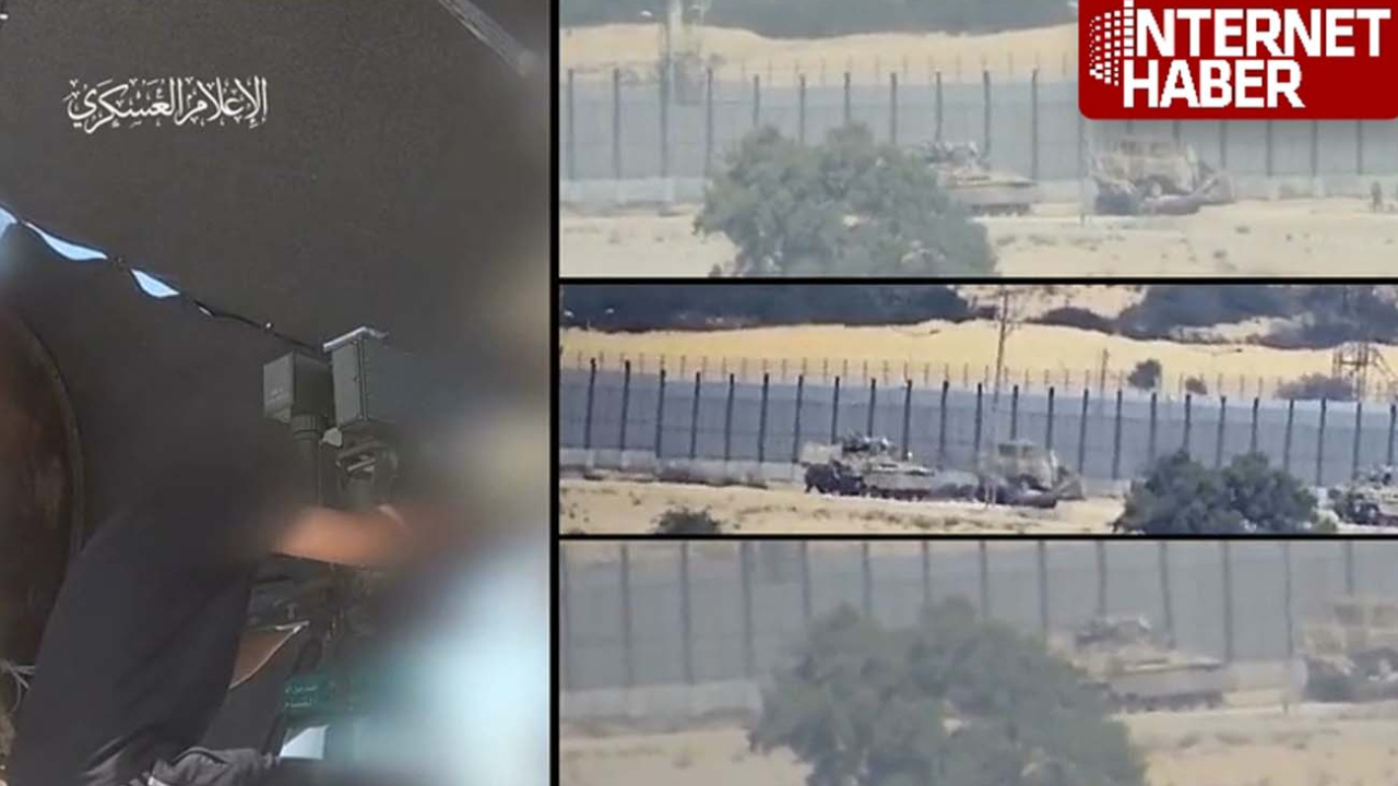 İzzeddin el-Kassam Tugayları, İsrail askeri konvoyuna saldırdığı görüntüleri paylaştı