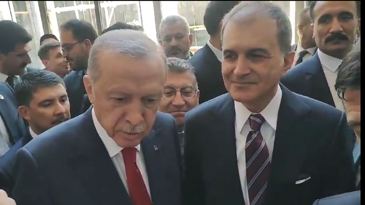 Cumhurbaşkanı Erdoğan'dan muhabire: Ben mi rüyadayım? Bu ojeler ne?