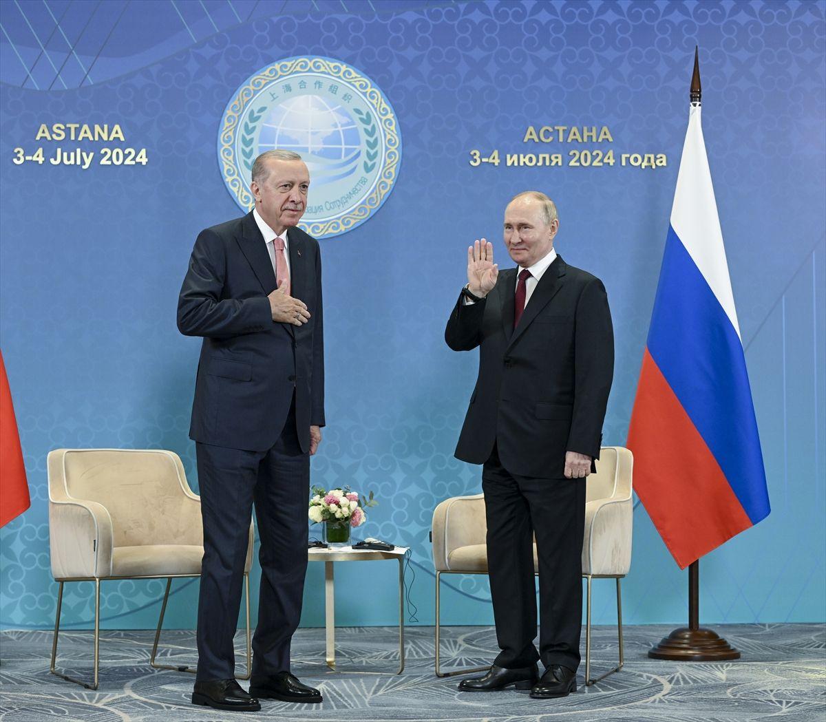 Cumhurbaşkanı Erdoğan ve Vladimir Putin bir arada! "Akkuyu'yu bir an önce devreye almak istiyoruz"